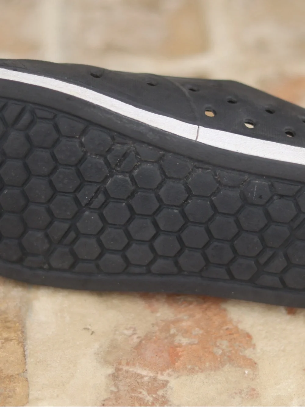 Black Kids Slip-On Ventilated Shoes with Cartoon Charms like Natives
